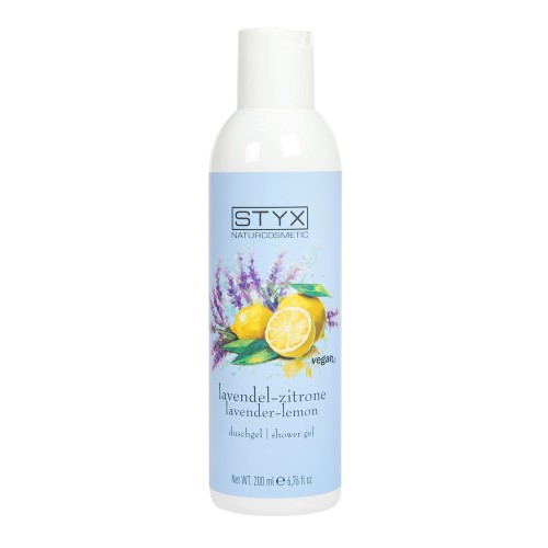 Lavender - Lemon Shower Gel Levandų-citrinų dušo gelis, 200ml