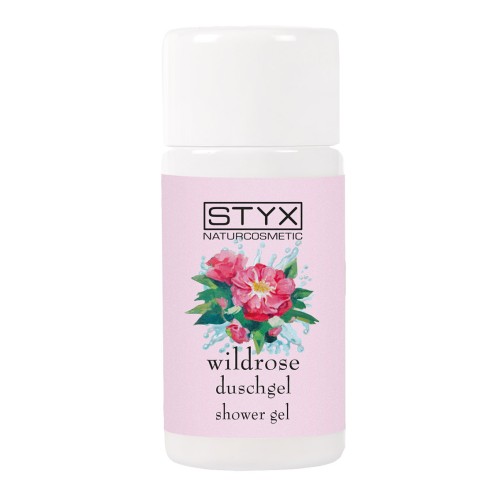 Wild Rose Shower Gel Laukinių rožių dušo gelis, 30ml