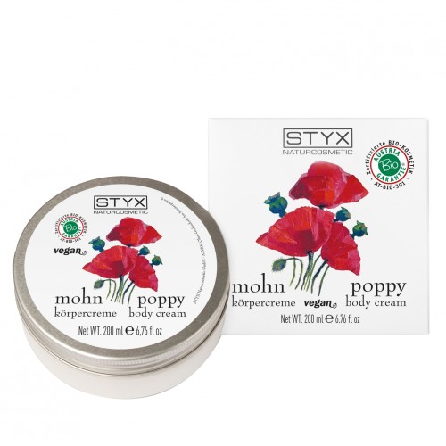 Mohn Popy Body Cream Kūno kremas su aguonomis, 200ml