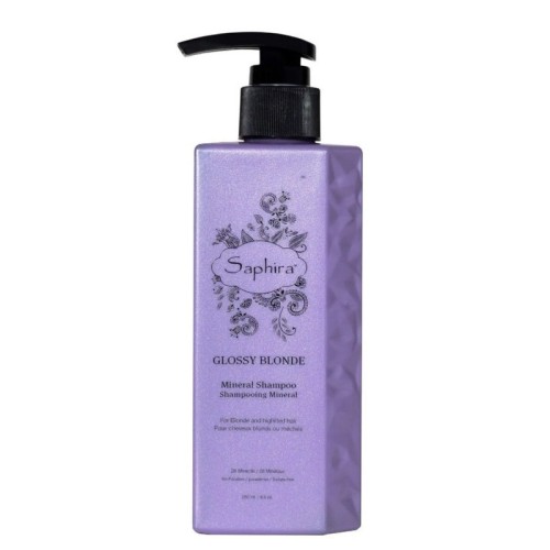 Glossy Blonde Mineral Shampoo Šampūnas šviesiems plaukams, 250ml