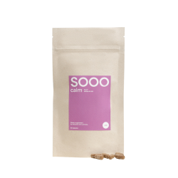 SOOO calm: Reishi ekstraktas 15-18:1 (papildymas), 90 kapsulių 