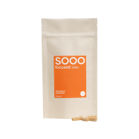 SOOO focused: Lion’s Mane ekstraktas 10-12:1 (papildymas), 90 kapsulių 