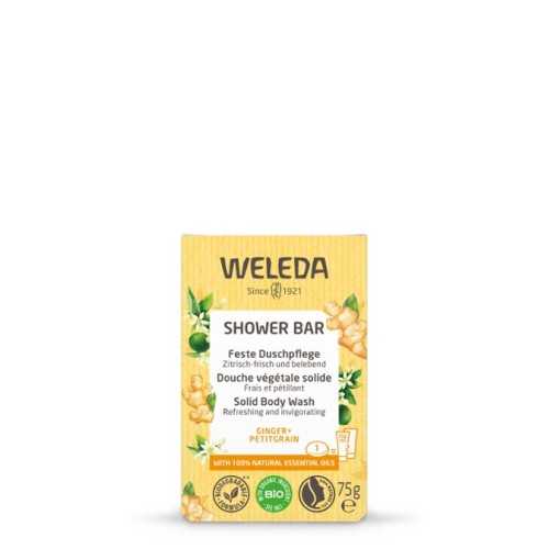 Solid Body Wash Ginger + Petitgrain Dušo muilas su imbierais ir karčiavaisiais citrinmedžiais, 75 g