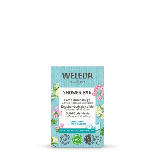 Solid Body Wash Geranium + Litsea Cubeba Dušo muilas su snapučiais ir japoniniais laureniais, 75 g