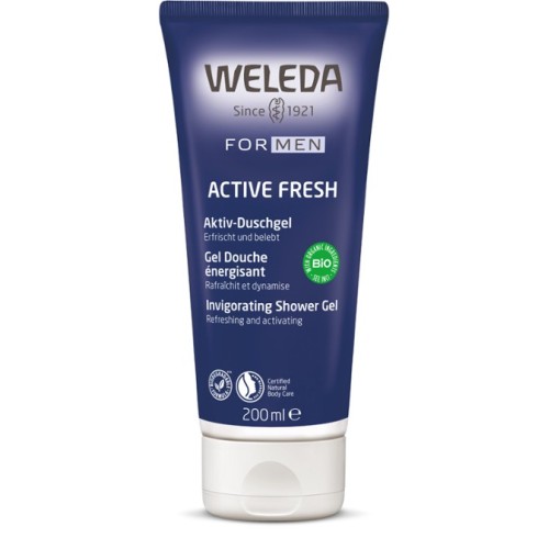 Active Fresh Invigorating Shower Gel Energijos suteikiantis dušo gelis vyrams, 200 ml 
