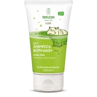 Kids 2in1 Shampoo & Bodywash Lively Lime Šampūnas ir kūno prausiklis vaikams, 150ml 