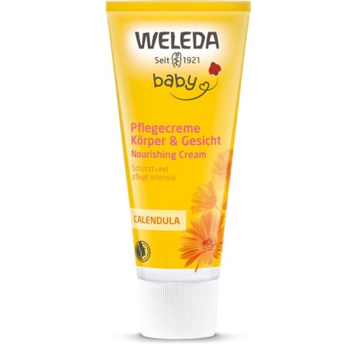 Calendula Moisturizing Body Cream Vaikiškas drėkinamasis kremas su medetkomis, 75ml