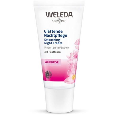 Wild Rose Smoothing Night Cream Naktinis kremas nuo raukšlių, 30ml
