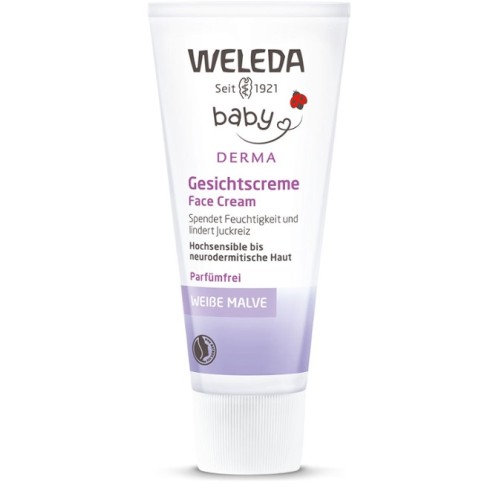 White Mallow Face Cream Veido kremas su svilarožėmis vaikams, 50ml