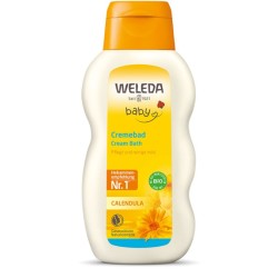 Calendula Cream Bath Kreminis pienelis vonelei su medetkomis, 200 ml 