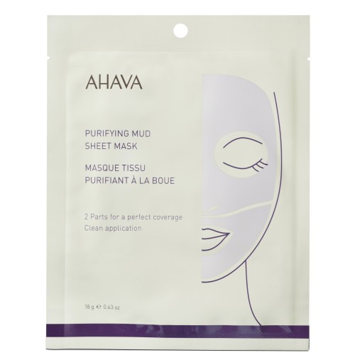 Purifying Mud Sheet Mask Valomoji lakštinė veido kaukė, 1vnt