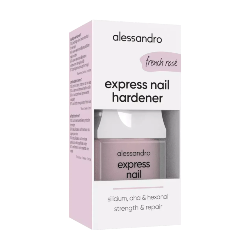 Express Nail Hardener Nagus stiprinanti priemonė (french rose), 10ml