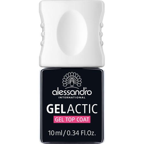 Gelactic Top Coat Gelinio efekto blizgus viršutinis sluoksnis, 10ml