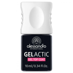 Gelactic Top Coat Gelinio efekto blizgus viršutinis sluoksnis, 10ml 