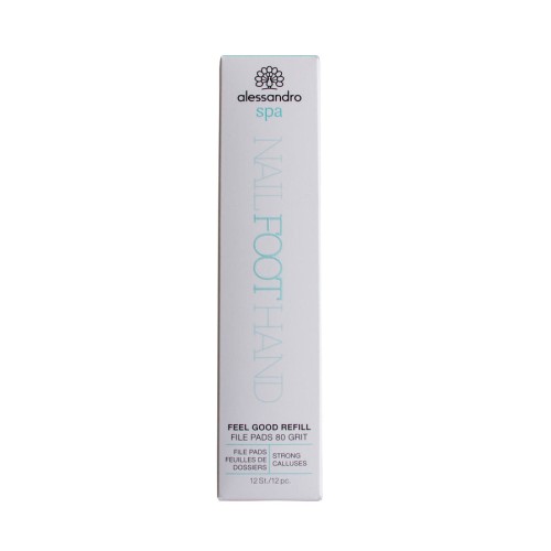 Feel Good Refill Priklijuojamos pėdų dildės 80 grit, 12vnt
