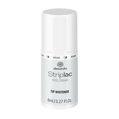 Striplac French Tip Whitener Baltinamasis lakas prancūziškam manikiūrui, 8ml