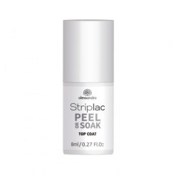 Striplac Peel Or Soak Top Coat Viršutinis nagų lako sluoksnis, 6,5ml 