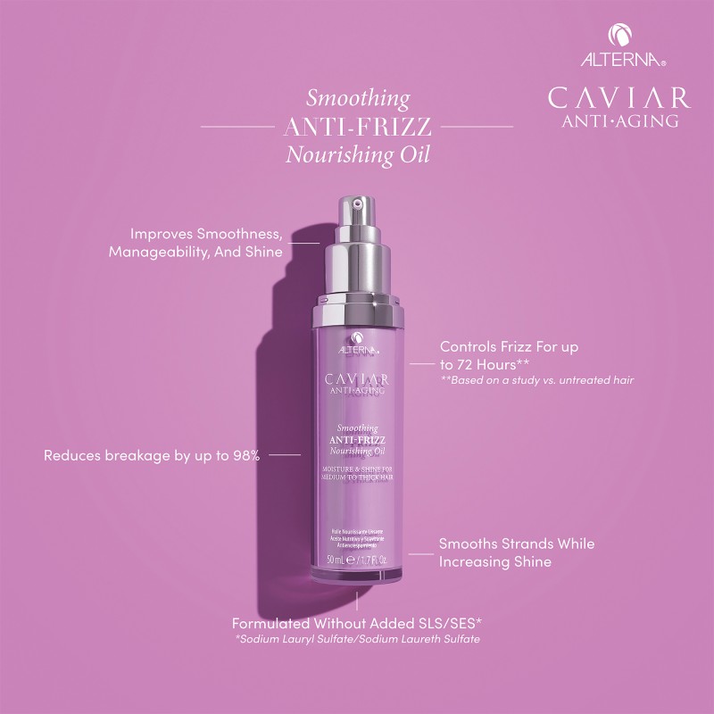 Caviar Smoothing Anti-Frizz Nourishing Oil Glotninamasis plaukų aliejus, 50ml