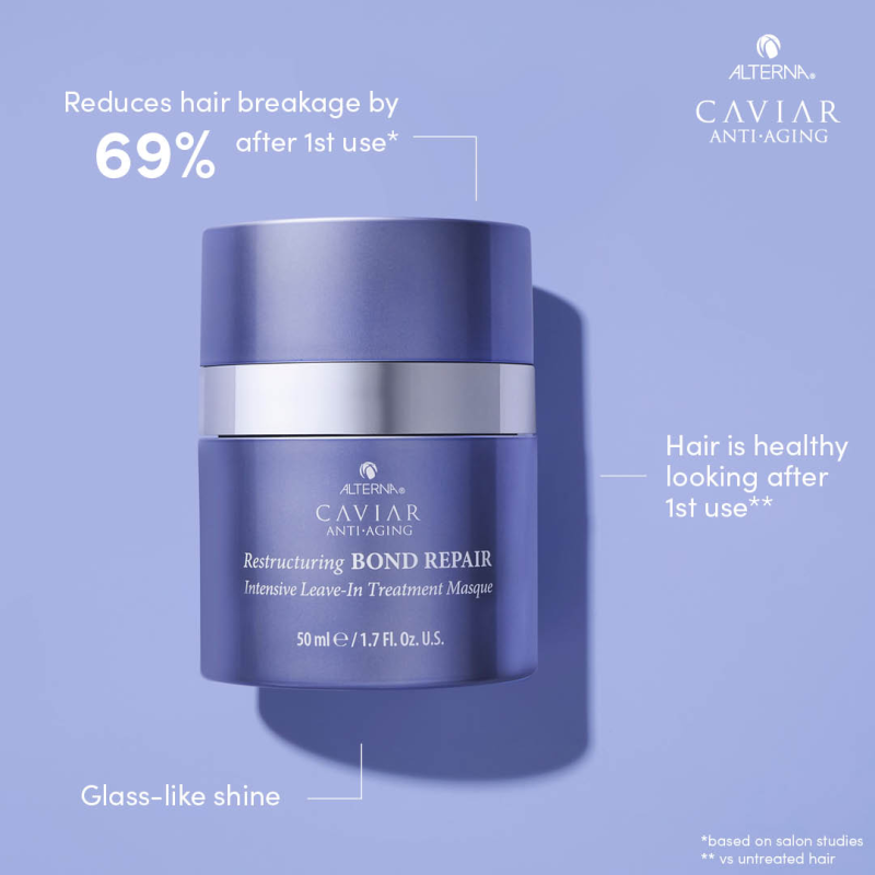 Caviar Restructuring Bond Repair Leave-In Treatment Intensyvaus poveikio nenuplaunama plaukų kaukė, 50ml