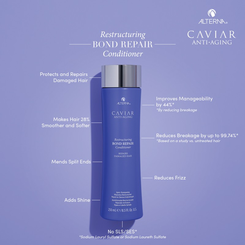 Caviar Restructuring Bond Repair Conditioner Intensyvaus poveikio atkuriamasis kondicionierius, 40ml