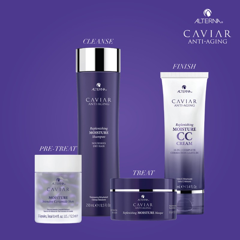 Caviar Moisture Intensive Ceramide Shots Keramidų koncentratas plaukams, 12,3ml