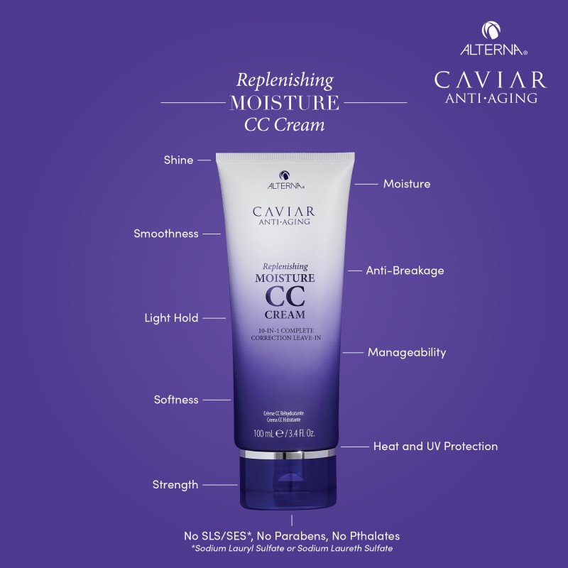 Caviar Replenishing Moisture CC Cream Plaukus puoselėjantis formavimo kremas, 25ml