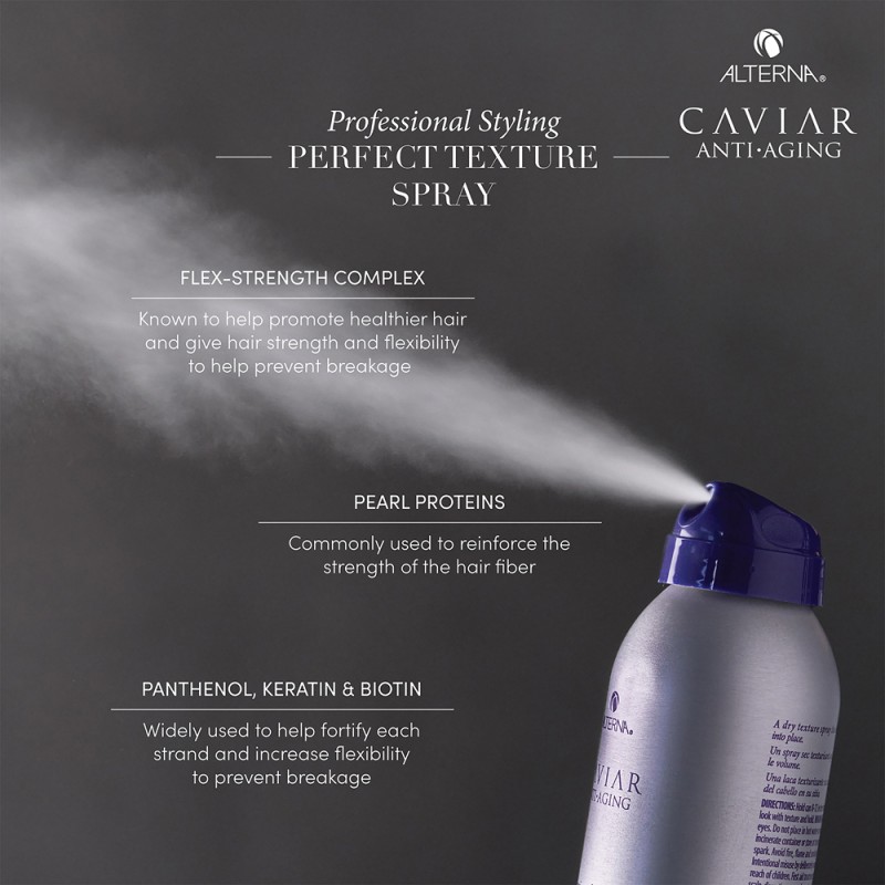 Caviar Professional Styling Perfect Texture Spray Tekstūros suteikiantis sausas šampūnas, 184g
