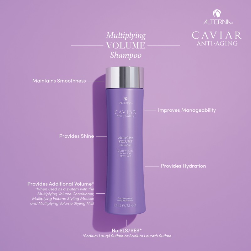 Caviar Multiplying Volume Shampoo Apimties suteikiantis šampūnas, 250ml