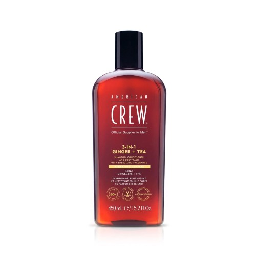 3in1 Ginger Šampūnas, kondicionierius ir dušo želė viename, 450ml