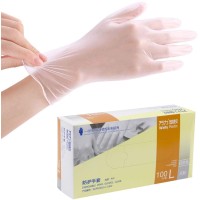 Disposable Vinyl Gloves Skaidrios apsauginės pirštinės, L dydis, 100vnt 