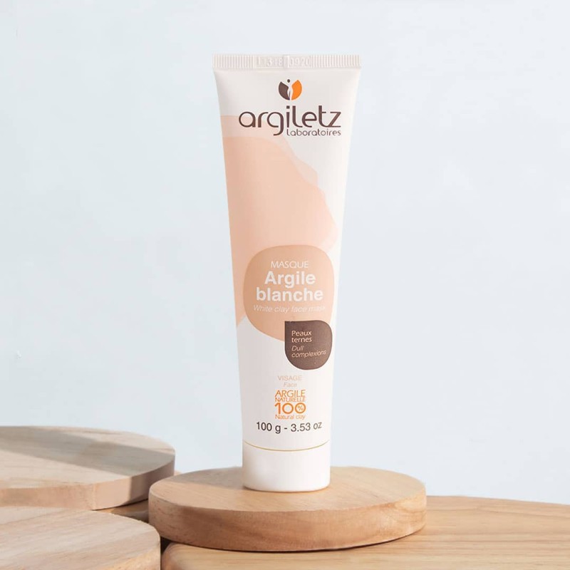 White Clay Face Mask Baltojo molio kaukė, 100g