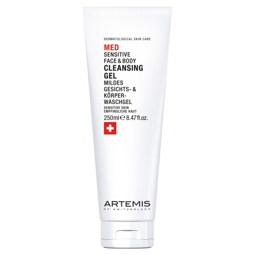 MED Sensitive Face & Body Cleansing Gel Švelnus veido ir kūno prausiklis, 250ml