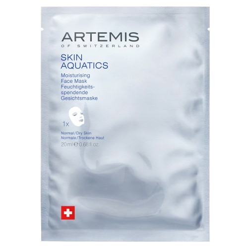 Skin Aquatics Moisturising Face Mask Drėkinamoji lakštinė veido kaukė, 20ml