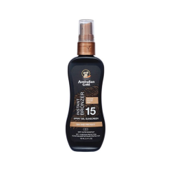 Instant Bronzer Spray Gel Sunscreen SPF15 Apsauginis kūno pienelis nuo saulės su bronzantais, 100ml 