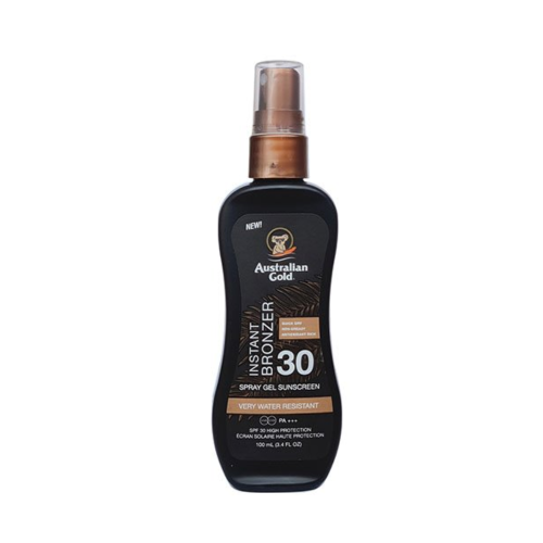 Instant Bronzer Spray Gel Sunscreen SPF30 Apsauginis kūno pienelis nuo saulės su bronzantais, 100ml