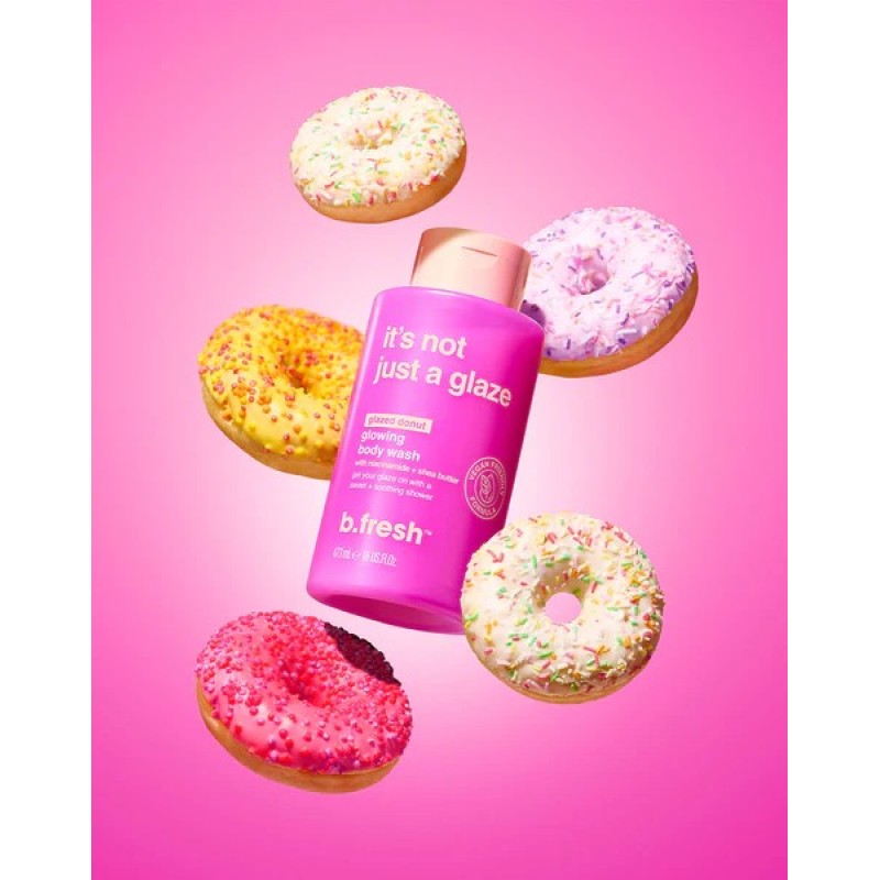 It's Not Just A Glaze Glowing Body Wash Kūno prausiklis su niacinamidu, 473ml