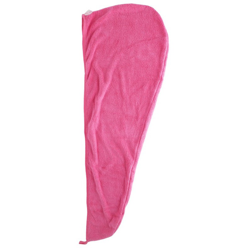 Shower Cap & Hair Towel Pink Dušo kepurėlė ir turbanas plaukams, 1vnt