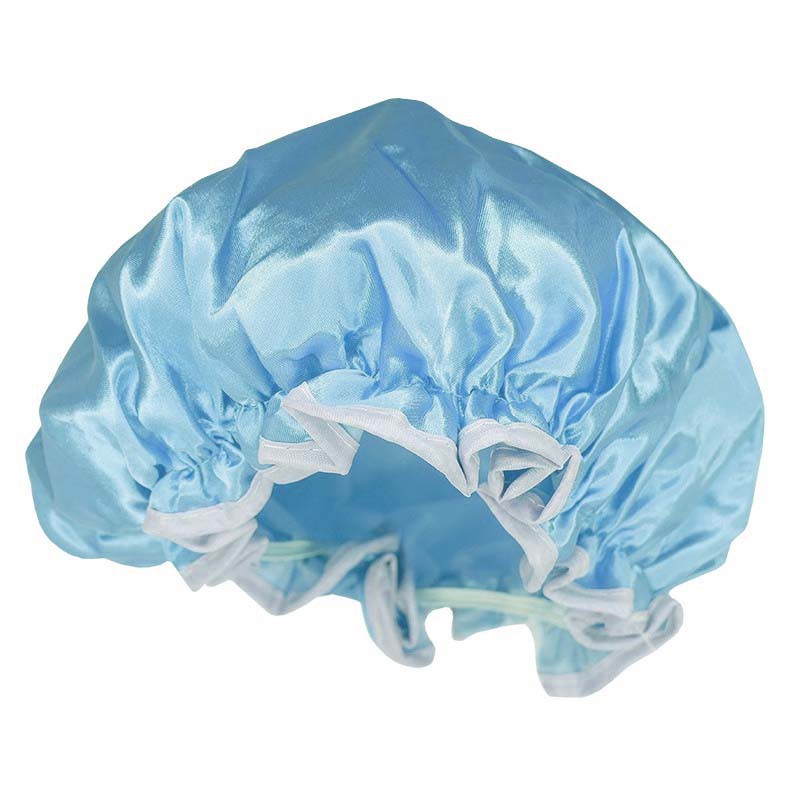 Shower Cap & Hair Towel Aquamarine Dušo kepurė ir turbanas plaukams, 1vnt