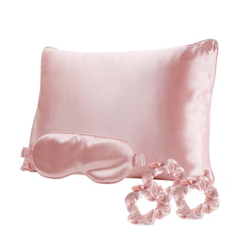 Silky Satin Pink Satino miego rinkinys, 1vnt