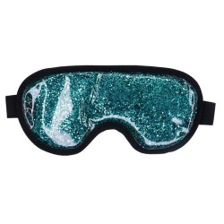 Hot & Cold Glitter Eye Mask Blue Šildanti/šaldanti akių kaukė - miego akiniai, 1vnt 