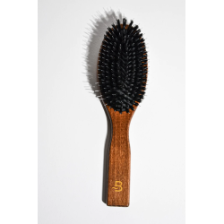 Hair Brush Plaukų šepetys su natūraliais šereliais 11R, 1vnt 