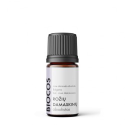 Rose Damask Absolute Rožių absoliutas skiestas jojobos aliejuje, 5ml 