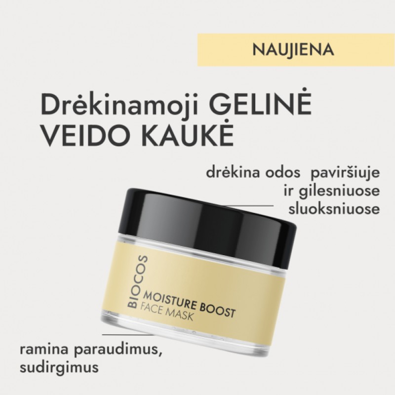 Moisture Boost Face Mask Intensyviai drėkinanti gelinė veido kaukė, 50ml