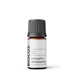 Eucalyptus Radiata Organic Oil Eterinis spindulinių eukaliptų aliejus, 5ml 
