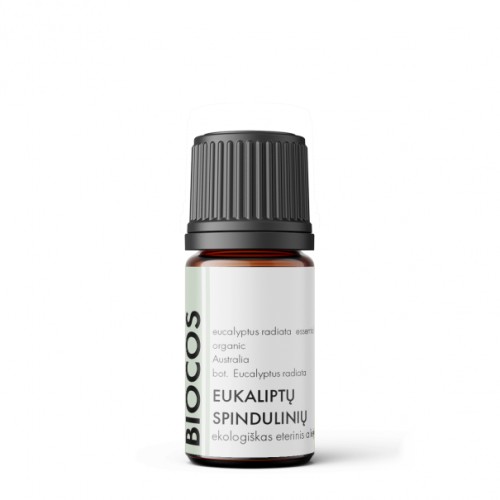 Eucalyptus Radiata Organic Oil Eterinis spindulinių eukaliptų aliejus, 10ml
