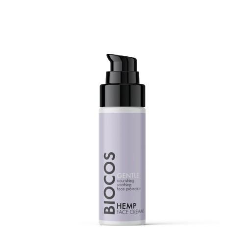 Gentle Hemp Face Cream Maitinamasis veido kremas jautriai odai su kanapių aliejumi, 30 ml 
