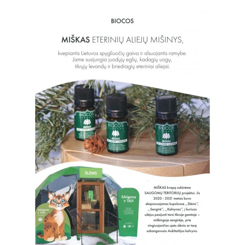 Eterinių aliejų mišinys garinimui -Miškas , 5 ml 