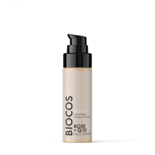 Renew Rose + Q10 Face Cream Maitinamasis veido kremas su rožių aliejumi, 30 ml