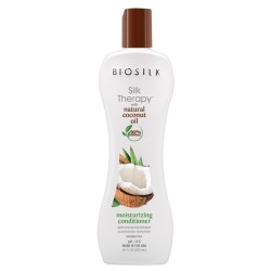 Silk Therapy Coconut Oil Moisturizing Conditioner Drėkinamasis kondicionierius su kokosų aliejumi, 355ml 