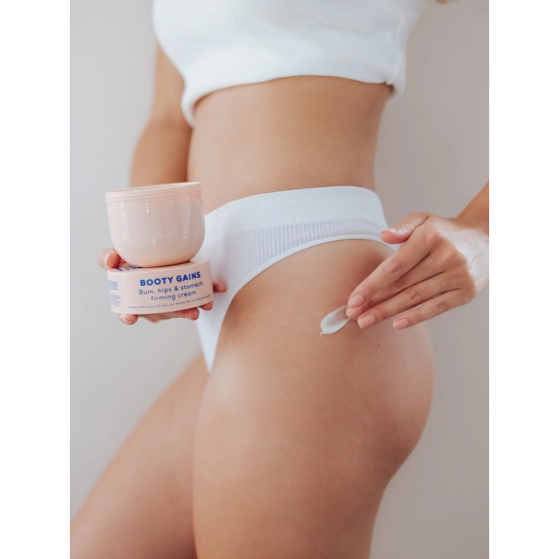 BOOTY GAINS Bum, Hips & Stomach Firming Cream Stangrinamasis kūno kremas, 240ml